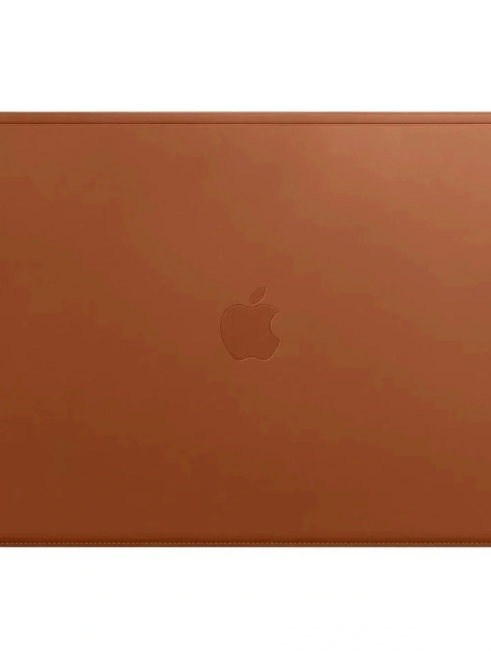 Apple - MRQV2ZM/A Leather Sleeve (for 15-inch MacBook Pro) – Saddle Brown